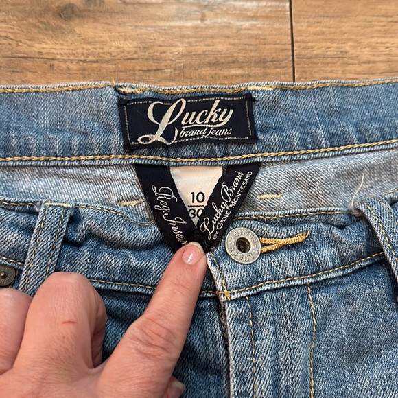 Lucky Brand Y2K Straight Fit Jeans sz 10/30 Vintage - Picture 2 of 5